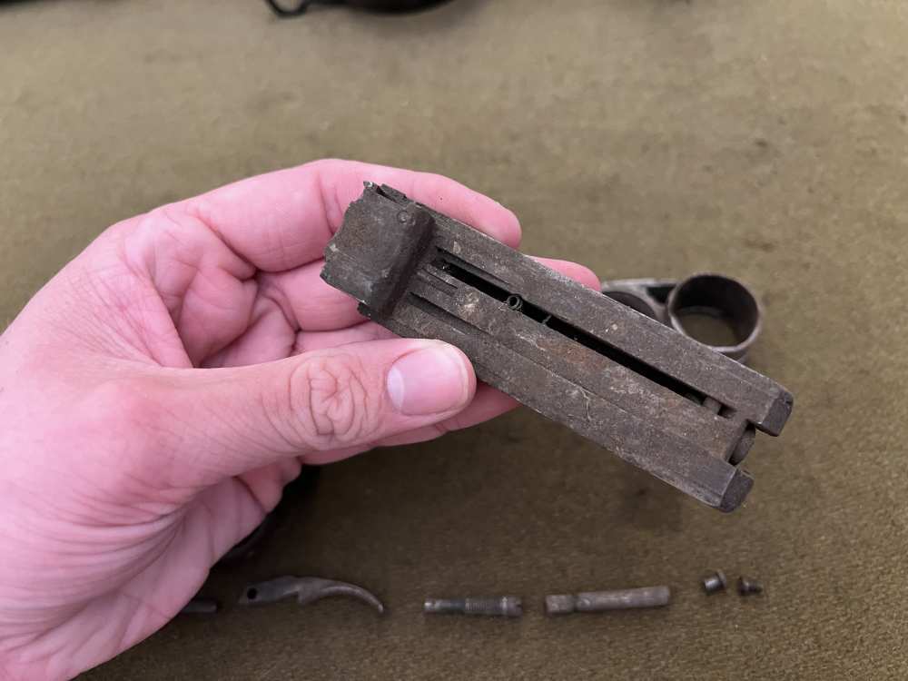 Lot of Winchester Model 1897 97 12 gauge shotgun parts bolt carrier trigger-img-2