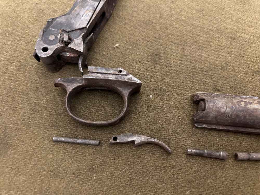 Lot of Winchester Model 1897 97 12 gauge shotgun parts bolt carrier trigger-img-7