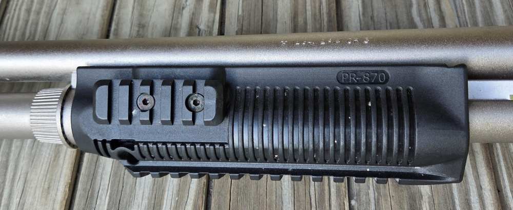 Remington 870 Marine Magnum 12GA 18" Nickel W/ Extras-img-3