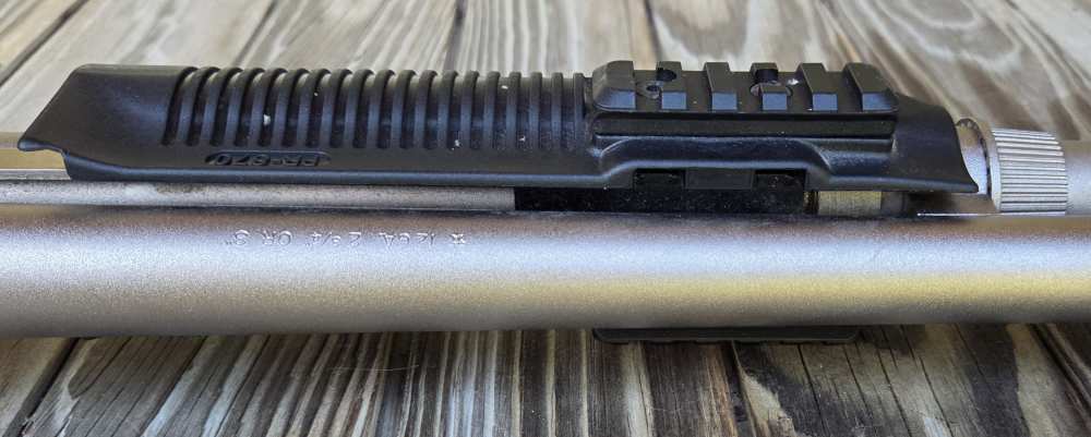 Remington 870 Marine Magnum 12GA 18" Nickel W/ Extras-img-26