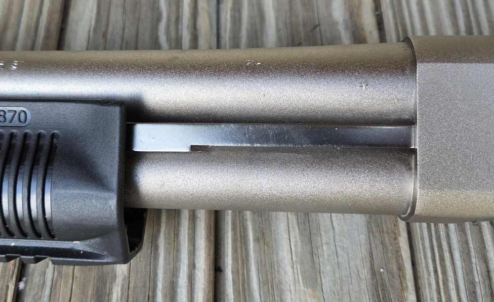 Remington 870 Marine Magnum 12GA 18" Nickel W/ Extras-img-2