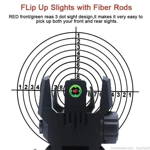 GTZ Close Quarter Polymer Battle Sight Set GEN2!-GREAT QUALITY LOW$$$-img-1