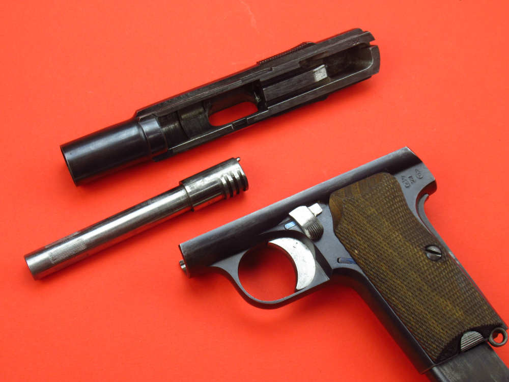 Desirable 1943 German Issued WWII Spanish ASTRA 300 WaA/251 9mm Kurtz .380 -img-65