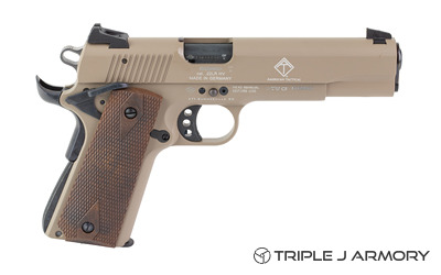 American Tactical ATI GSG 1911 .22 LR Pistol Threaded GERG2210M1911T Tan-img-1
