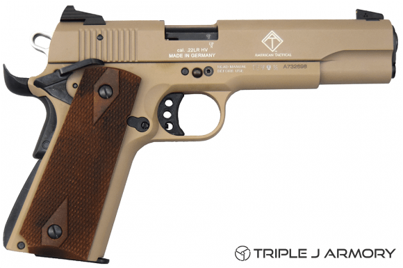 American Tactical ATI GSG 1911 .22 LR Pistol Threaded GERG2210M1911T Tan-img-4