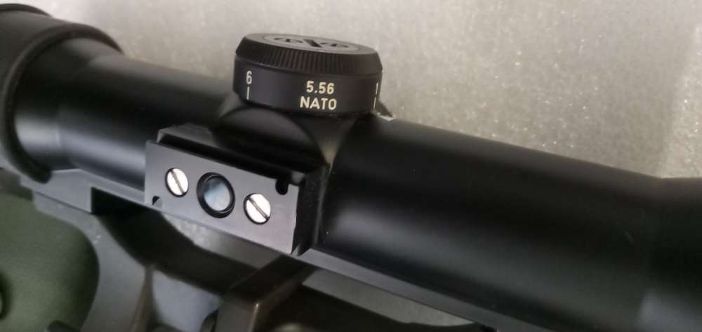 HK33E German Military- Unissued- Hensholt  Scope w/ illuminator 5.56 NATO-img-8