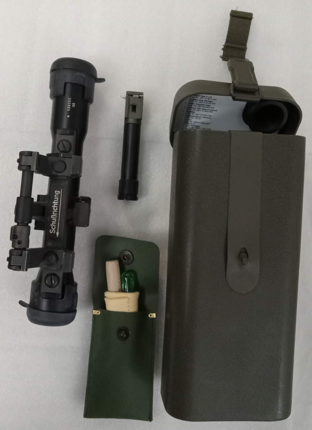 HK33E German Military- Unissued- Hensholt  Scope w/ illuminator 5.56 NATO-img-10