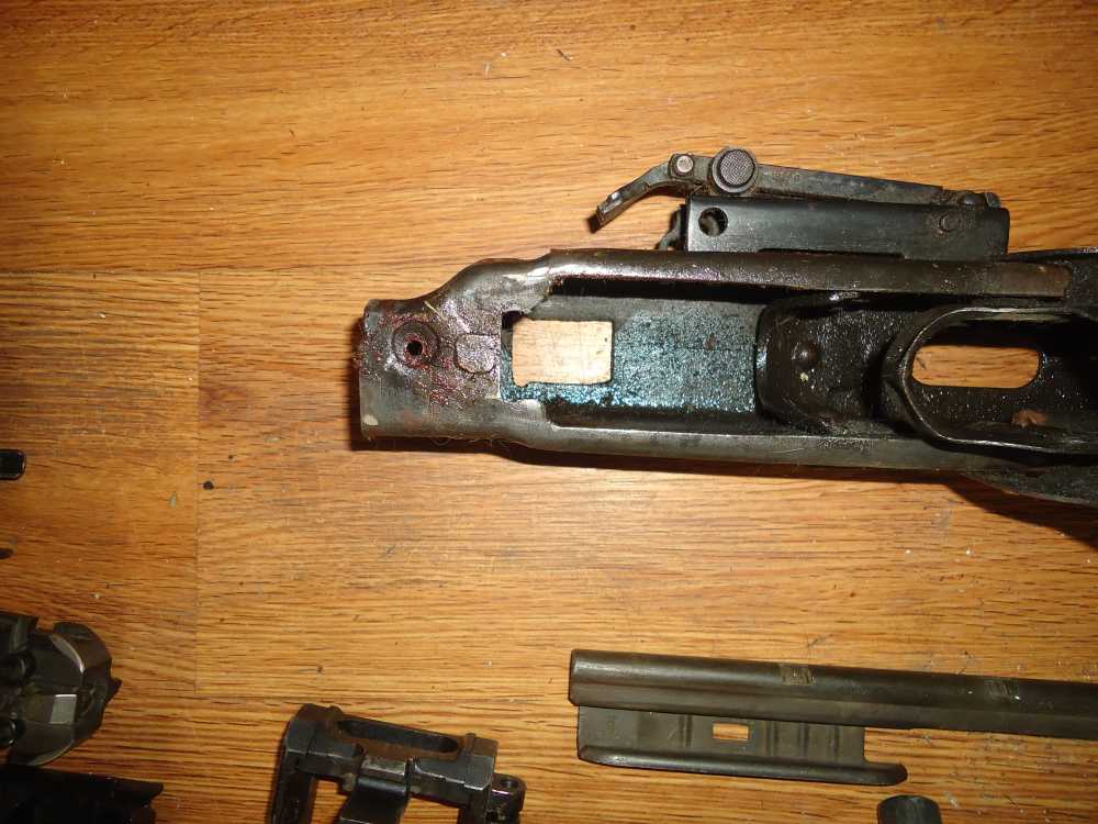 mg42/m53 parts kit great shape hardwood stock-img-4