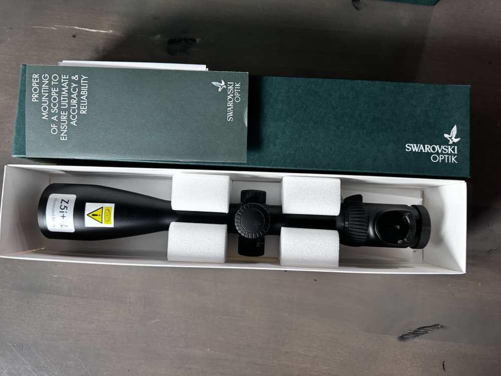 Swarovski Z5i+ 3.5-18x50 P L BT Ballistic Turret - Illum. 4W-I Reticle NEW-img-2