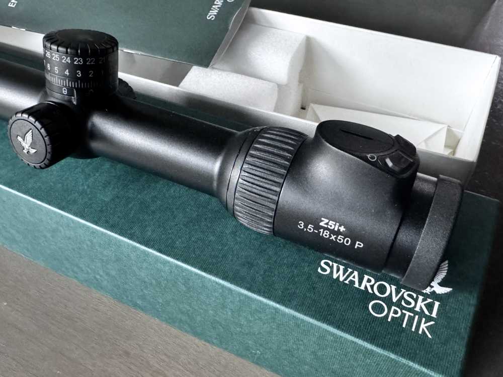 Swarovski Z5i+ 3.5-18x50 P L BT Ballistic Turret - Illum. 4W-I Reticle NEW-img-1