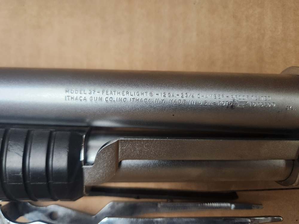 RARE ithaca model 37 Satin Nickel finish parts kit! DS POLICE STYLE!-img-10
