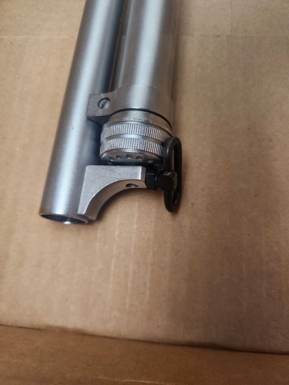 RARE ithaca model 37 Satin Nickel finish parts kit! DS POLICE STYLE!-img-12
