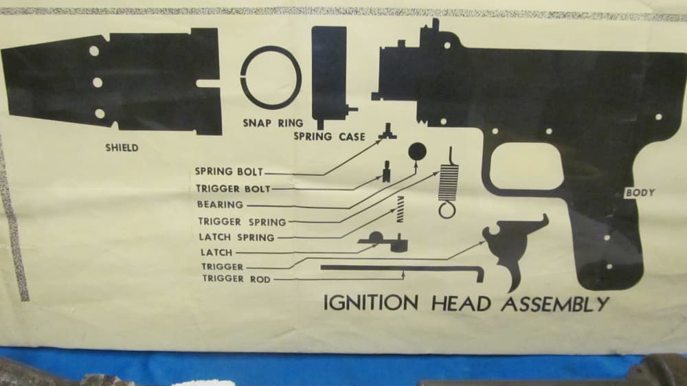 RARE WWII US USMC Army M2 M2-2 M2A1 Flame Thrower Flamethrower Wand Gun-img-46