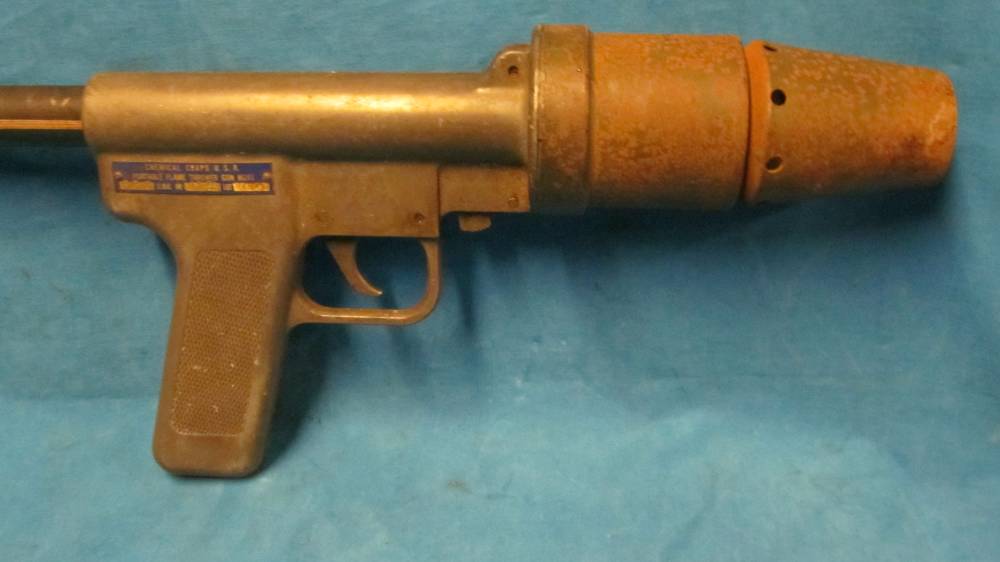RARE WWII US USMC Army M2 M2-2 M2A1 Flame Thrower Flamethrower Wand Gun-img-2
