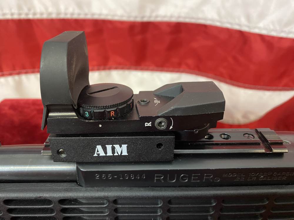 Ruger 10/22 Semi-Auto Rifle TAPCO Stock Red/Green dot sight included!-img-7