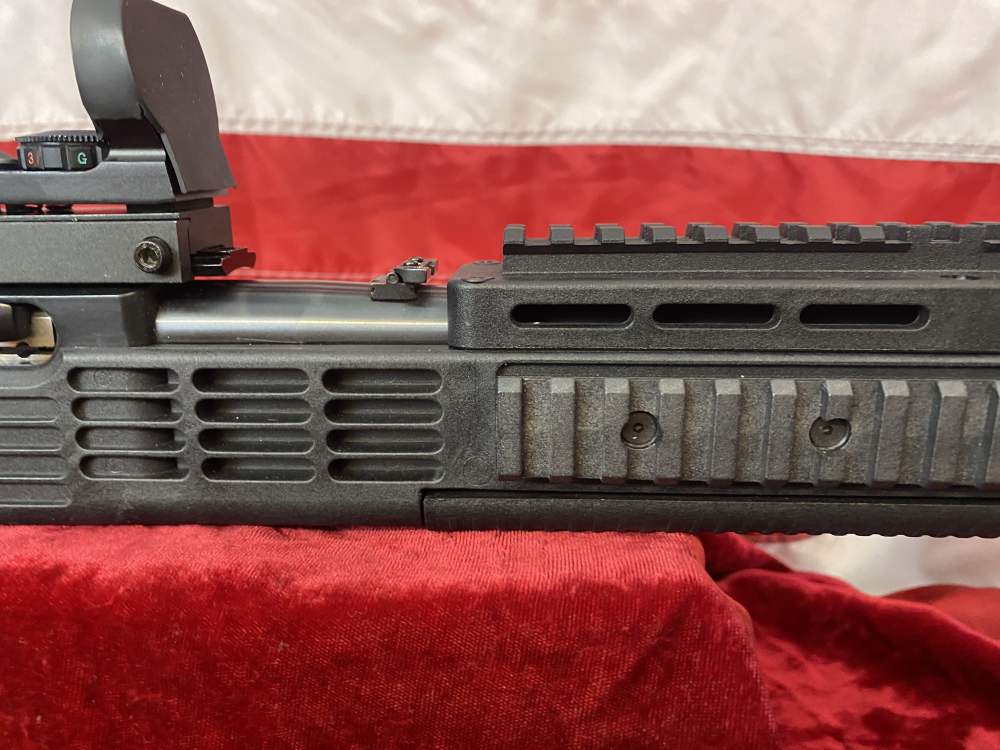 Ruger 10/22 Semi-Auto Rifle TAPCO Stock Red/Green dot sight included!-img-13