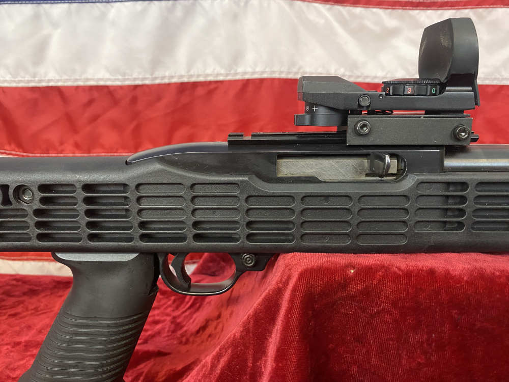 Ruger 10/22 Semi-Auto Rifle TAPCO Stock Red/Green dot sight included!-img-12