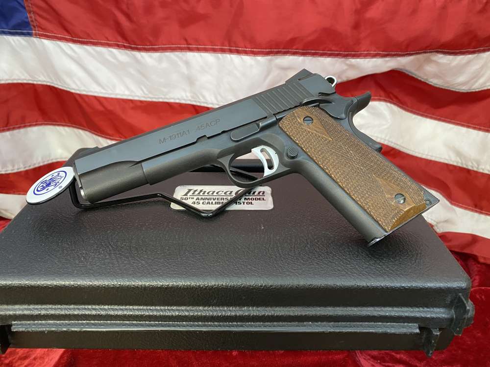 Rare Ithaca 1911A1 .45 ACP 50th Anniversary Commemorative 1 of 300 Made!-img-0