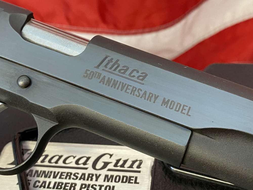 Rare Ithaca 1911A1 .45 ACP 50th Anniversary Commemorative 1 of 300 Made!-img-8