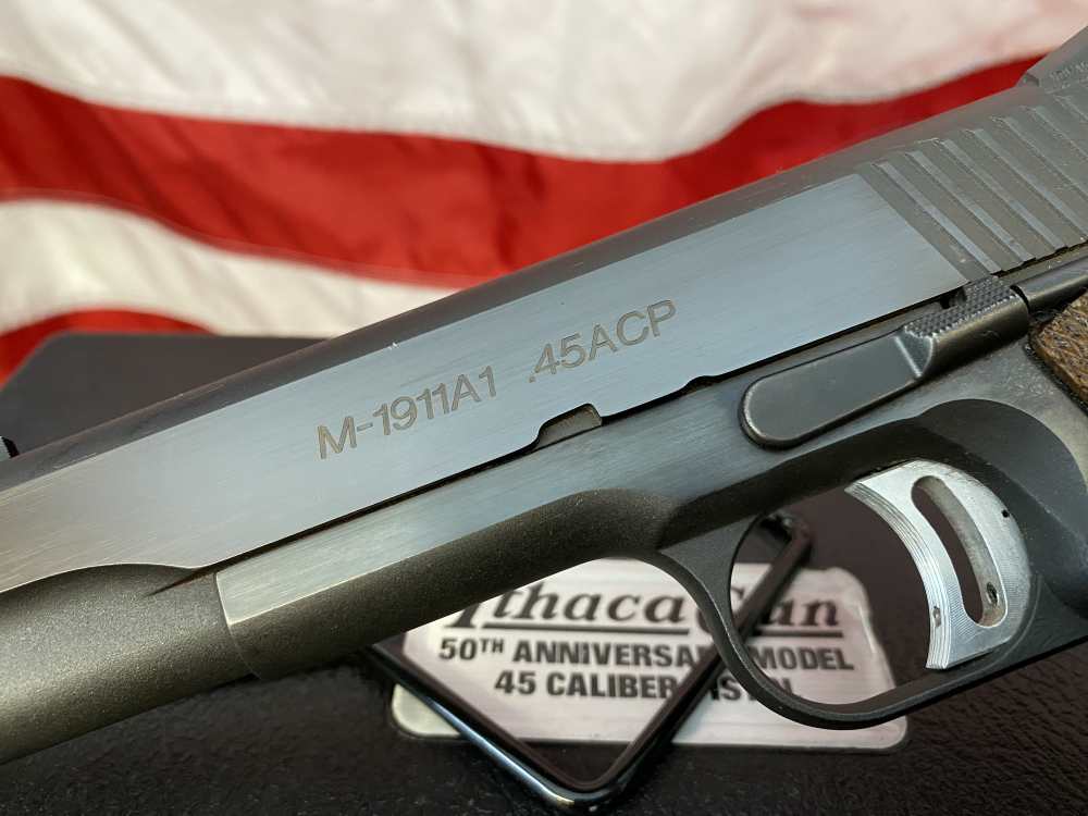 Rare Ithaca 1911A1 .45 ACP 50th Anniversary Commemorative 1 of 300 Made!-img-2