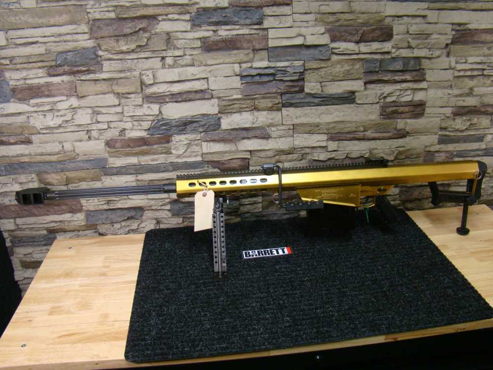 Barrett 82A1 29" .50BMG Rifle M82A1 50 semi-auto 82 10rd Factory New GOLD !-img-2