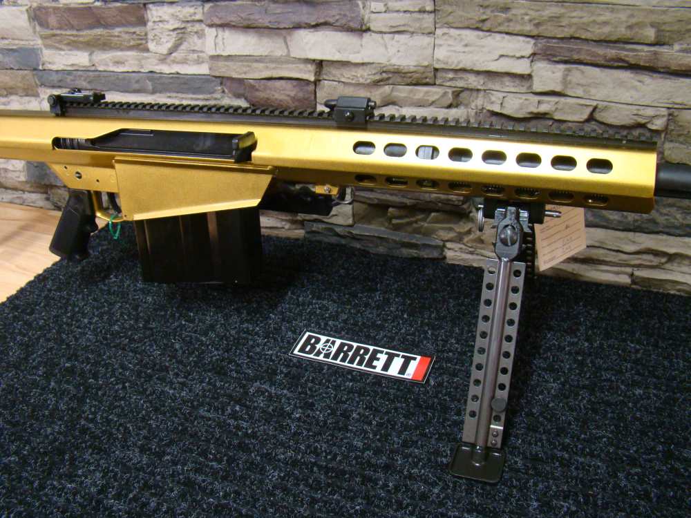 Barrett 82A1 29" .50BMG Rifle M82A1 50 semi-auto 82 10rd Factory New GOLD !-img-10