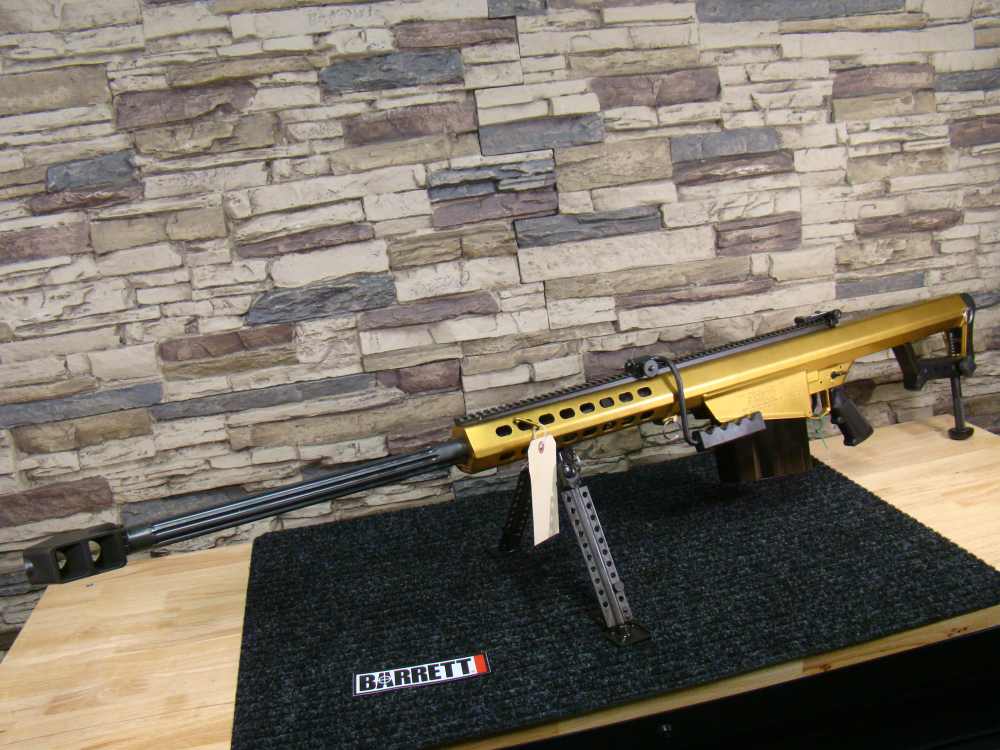 Barrett 82A1 29" .50BMG Rifle M82A1 50 semi-auto 82 10rd Factory New GOLD !-img-3