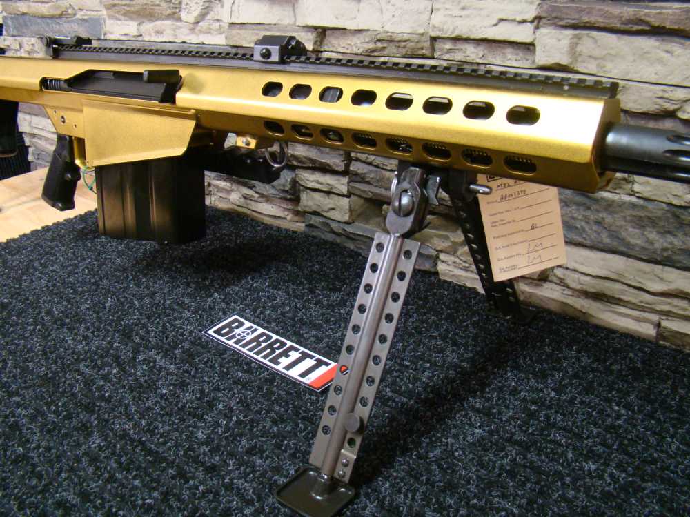 Barrett 82A1 29" .50BMG Rifle M82A1 50 semi-auto 82 10rd Factory New GOLD !-img-20
