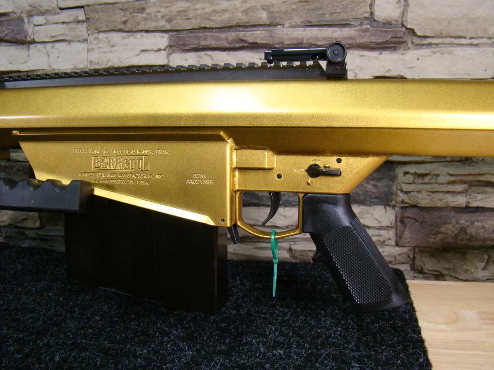 Barrett 82A1 29" .50BMG Rifle M82A1 50 semi-auto 82 10rd Factory New GOLD !-img-26