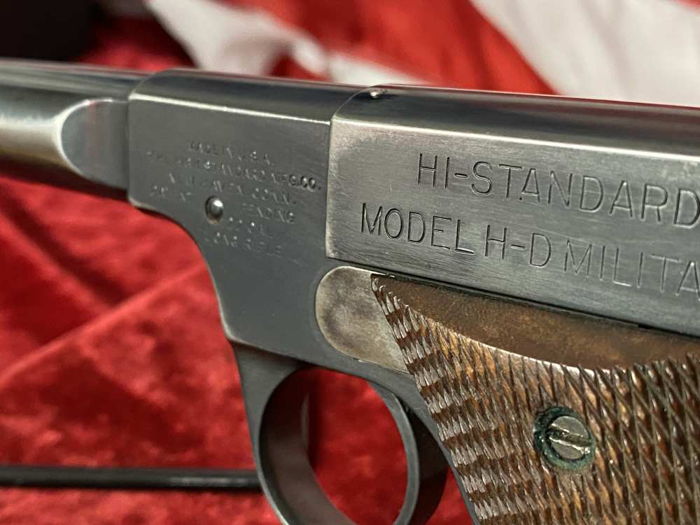 High Standard H-D Military 6.75" Barrel .22 LR New Haven Production 1947-img-9