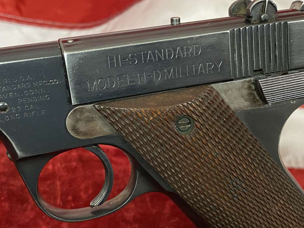 High Standard H-D Military 6.75" Barrel .22 LR New Haven Production 1947-img-4