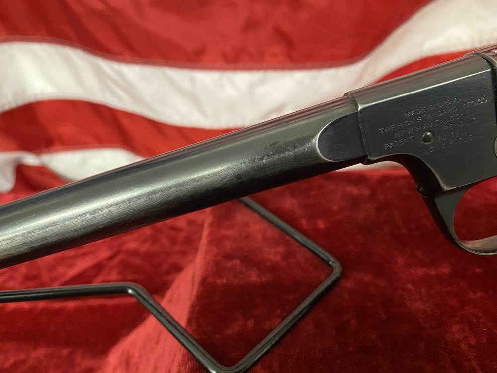 High Standard H-D Military 6.75" Barrel .22 LR New Haven Production 1947-img-2