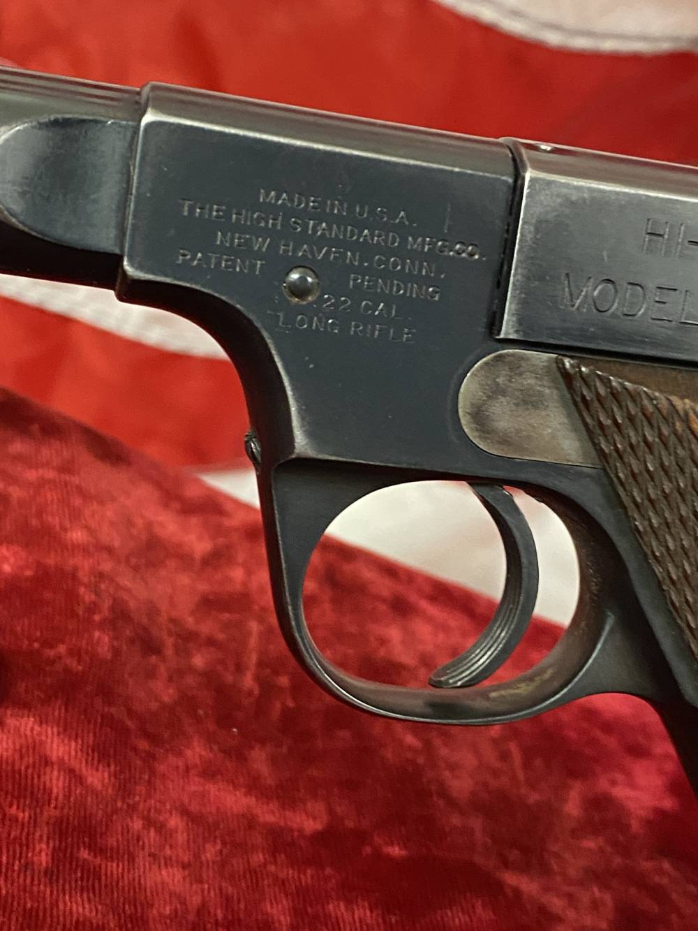 High Standard H-D Military 6.75" Barrel .22 LR New Haven Production 1947-img-3