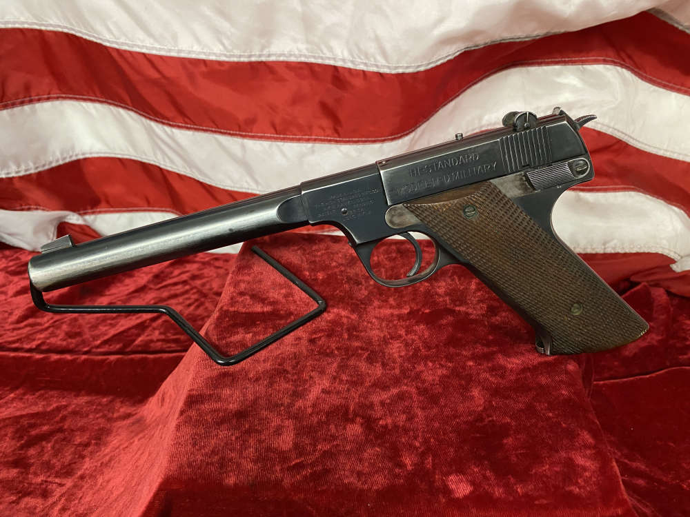 High Standard H-D Military 6.75" Barrel .22 LR New Haven Production 1947-img-0