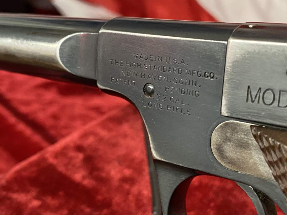 High Standard H-D Military 6.75" Barrel .22 LR New Haven Production 1947-img-10