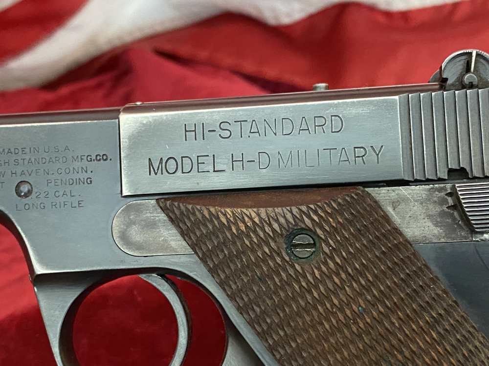 High Standard H-D Military 6.75" Barrel .22 LR New Haven Production 1947-img-25