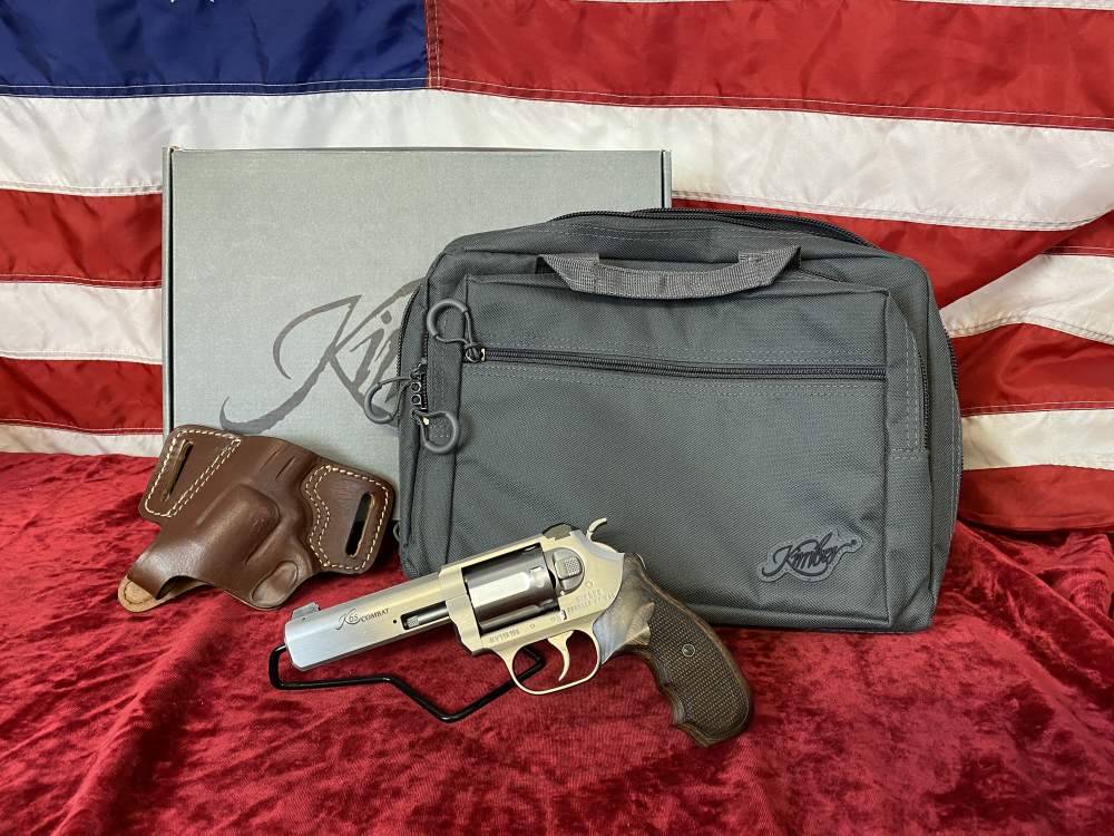 Kimber K6s Combat .357 Magnum 4" Barrel Stainless Box & Falco Holster-img-0