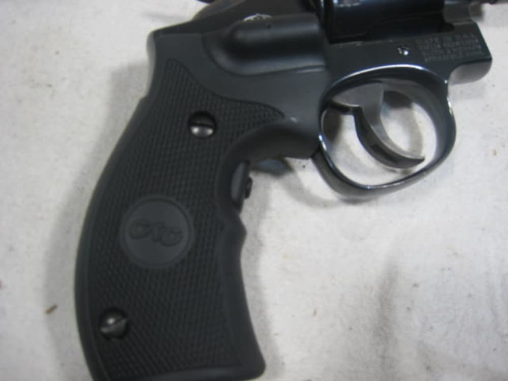 CTC Laser Grip LG306 S&W K L Frame Round Butt In Excellent Condition-img-3