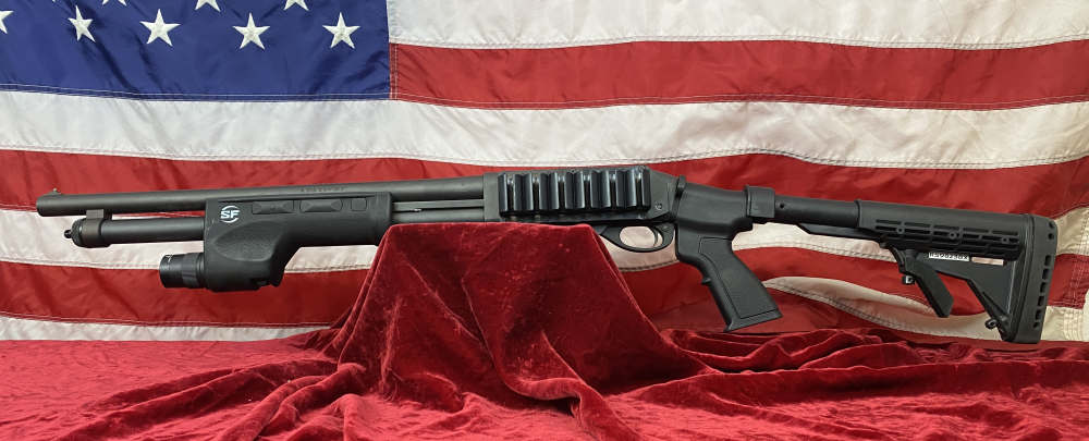 Remington 870 Tactical 12 Gauge Surefire 870 Forend Adjustable Stock-img-0