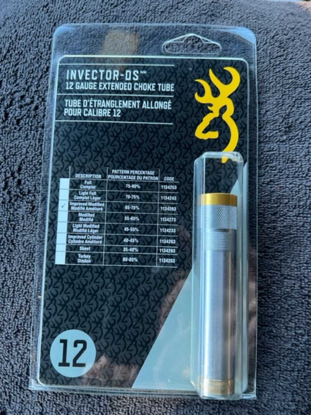 Browning Invector DS 12 Gauge Extended Choke Tube-img-0