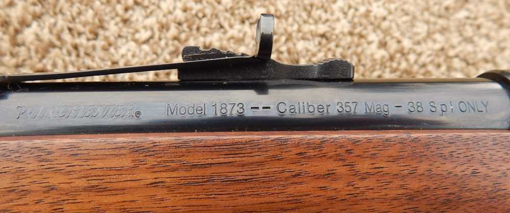 Winchester 1873 Short Rifle – Blued, 20” Barrel – .357 mag/.38 Spec. 2013-img-36