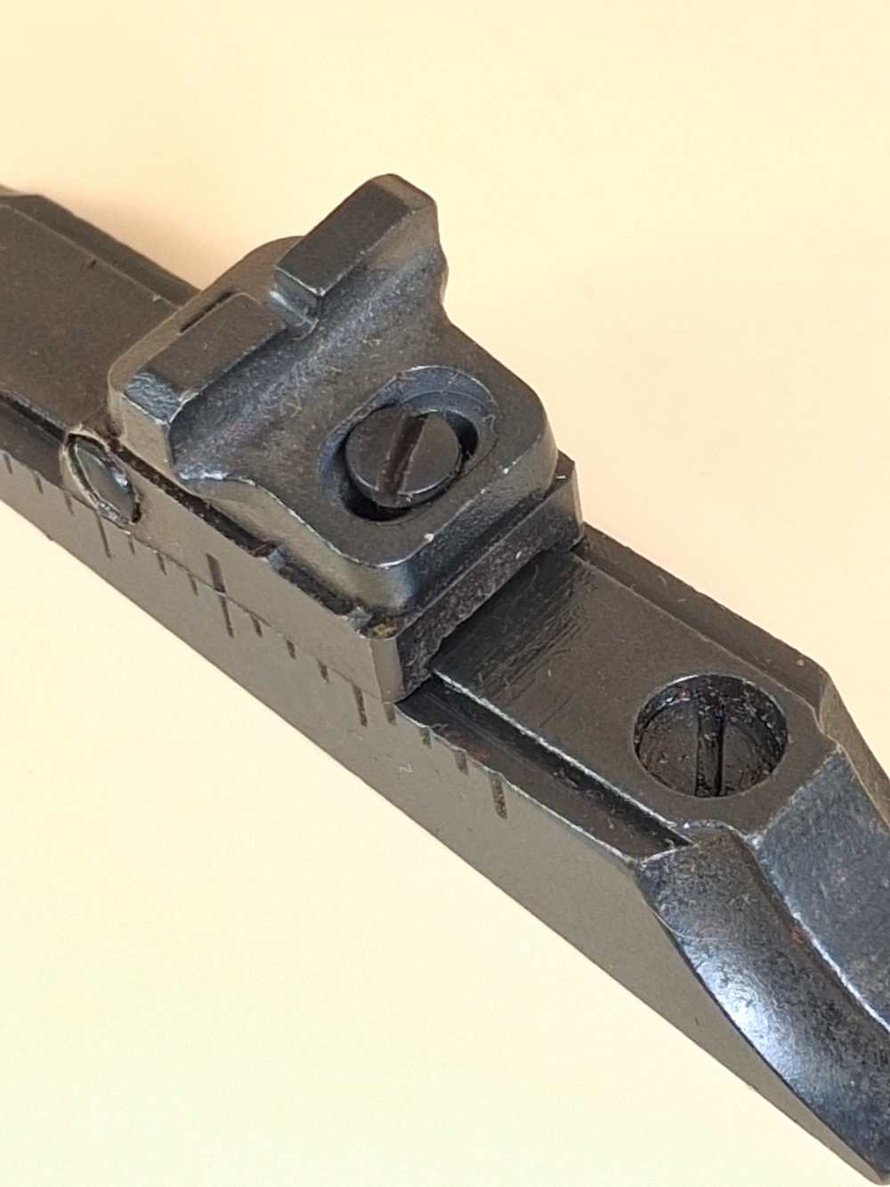 Vintage Remington 700 Rear Sight Assembly Solid Steel Base Old Style OEM-img-6