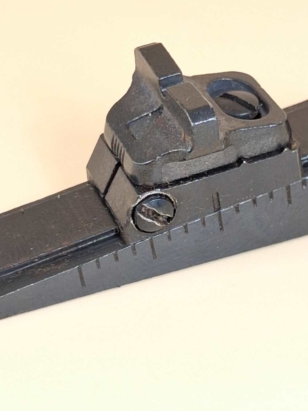 Vintage Remington 700 Rear Sight Assembly Solid Steel Base Old Style OEM-img-4
