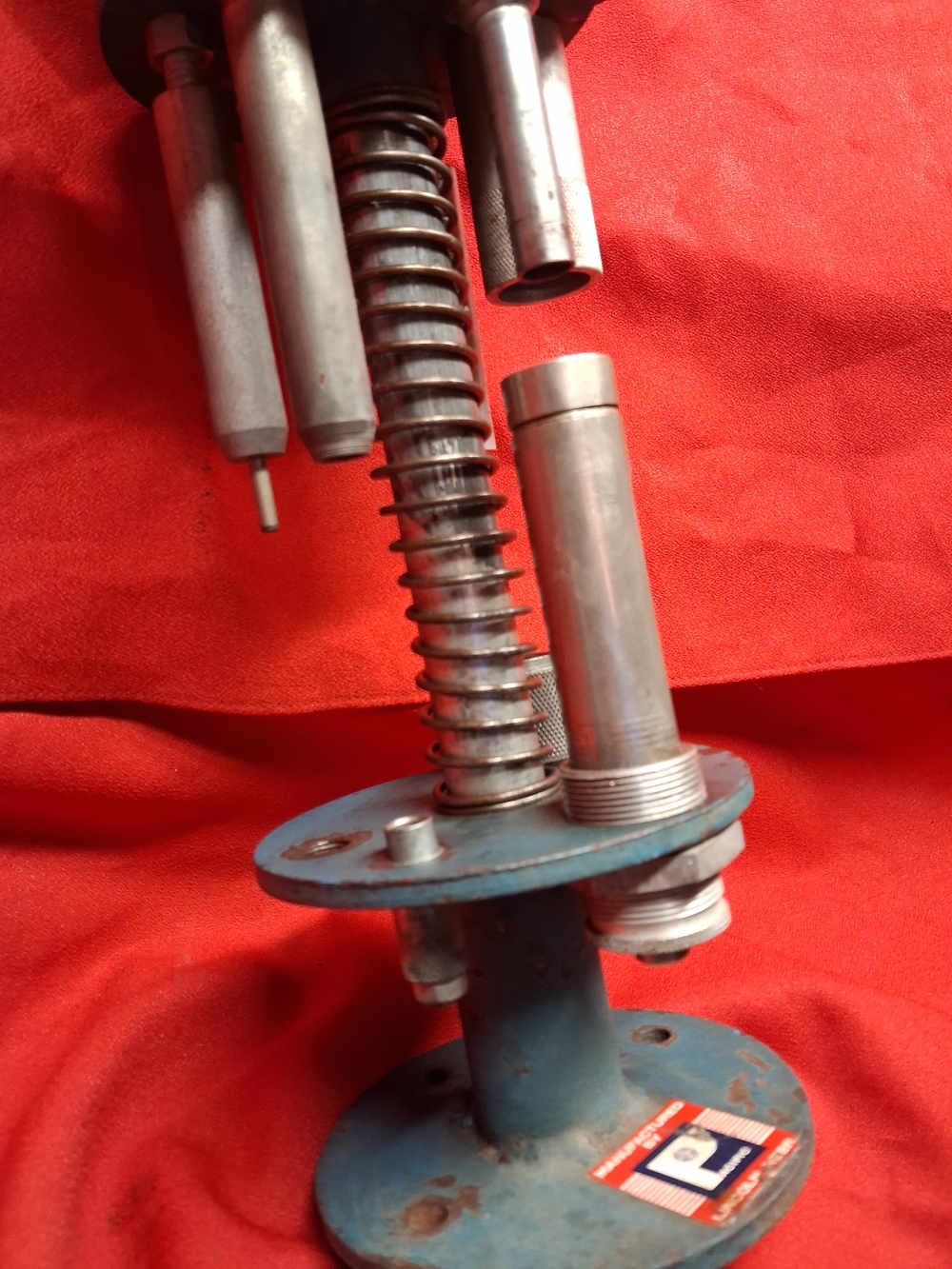 Vintage Pacific Deitemeyer No 100 12 Gauge Reloading Press With Dies Tubes-img-5
