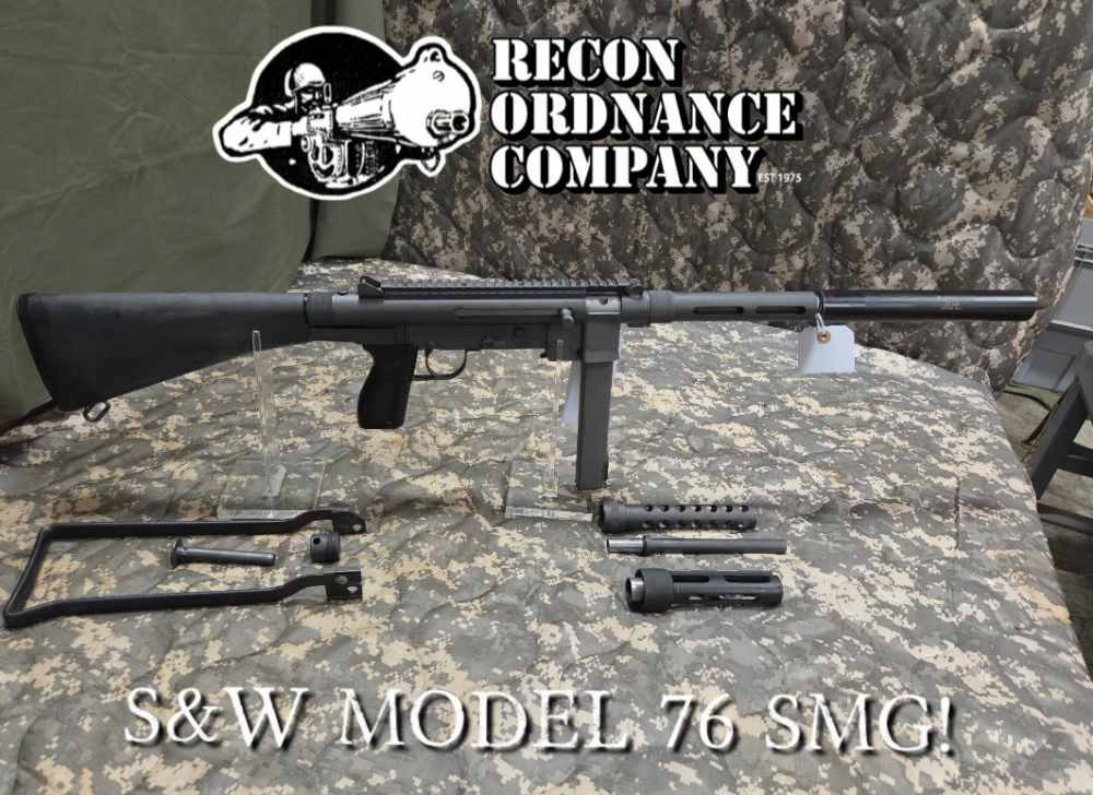 Smith & Wesson Mod 76 SMG, FULLY TRANSFERABLE Model 76 S&W Machine Gun!-img-0