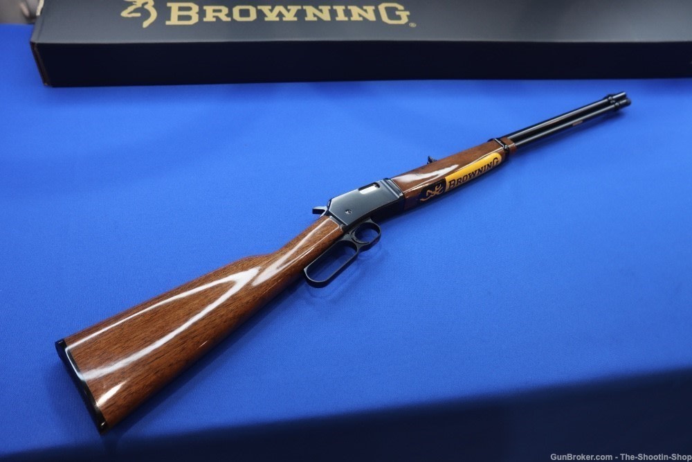 Browning Model BL-22 Rifle 22LR 20" Gloss Blued 15RD Walnut NEW BL22 LA 22-img-0