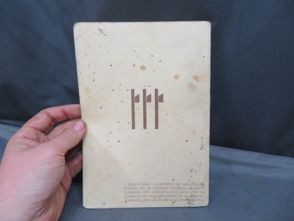 WWII ITALIAN FASCIST YOUTH REPORT CARD-DATED 1935/1936-GREAT INFO-SCARCE-img-3