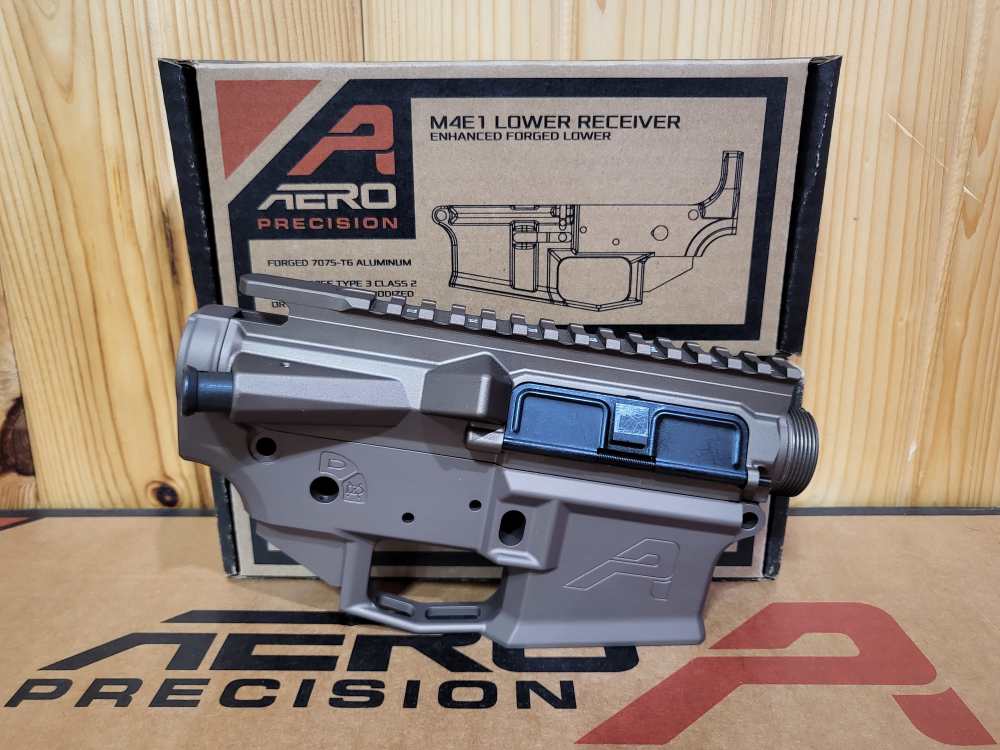 Aero Precision Kodiak Brown Stripped Lower and Assembled Upper Combo-img-0