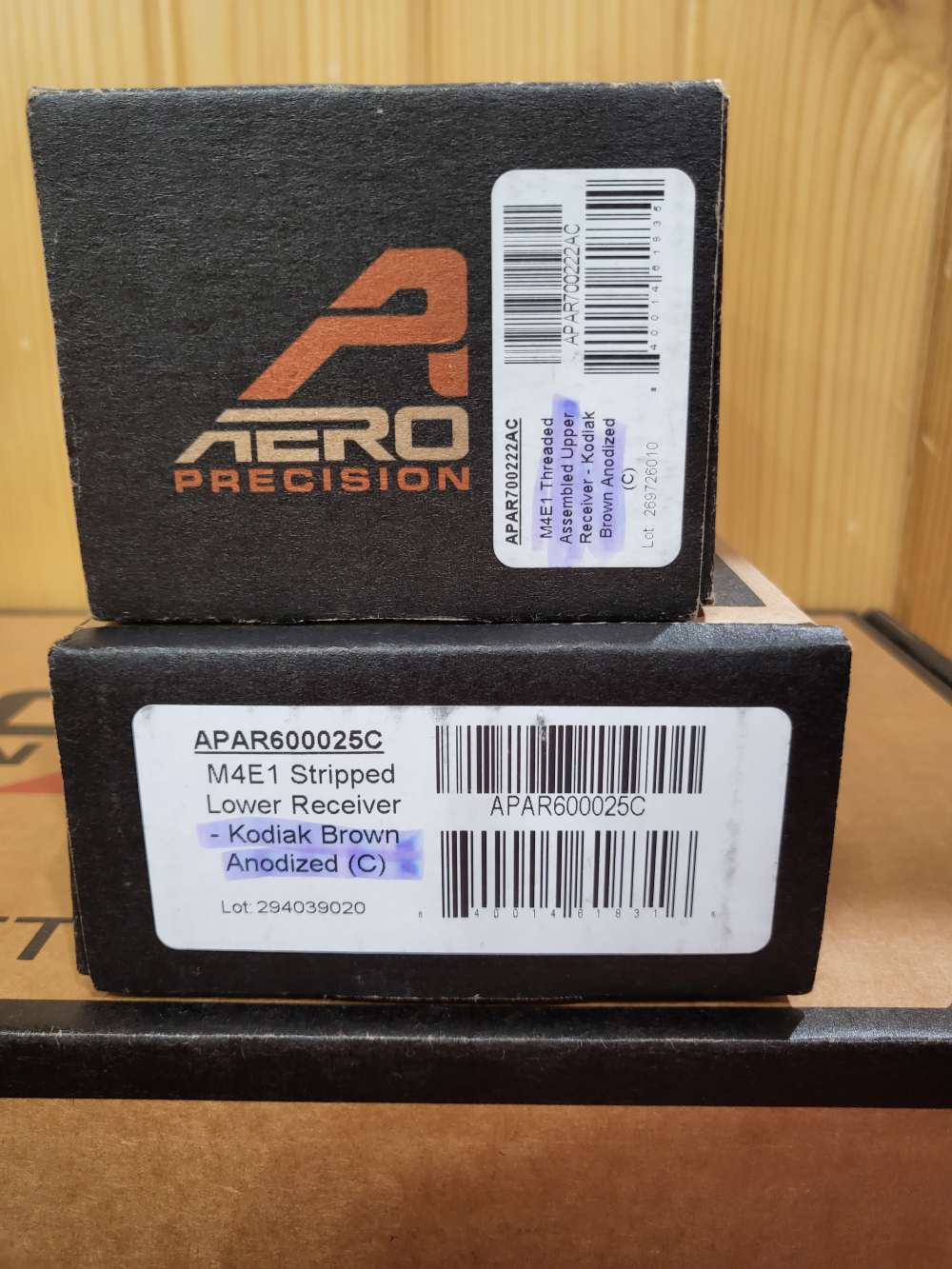 Aero Precision Kodiak Brown Stripped Lower and Assembled Upper Combo-img-2