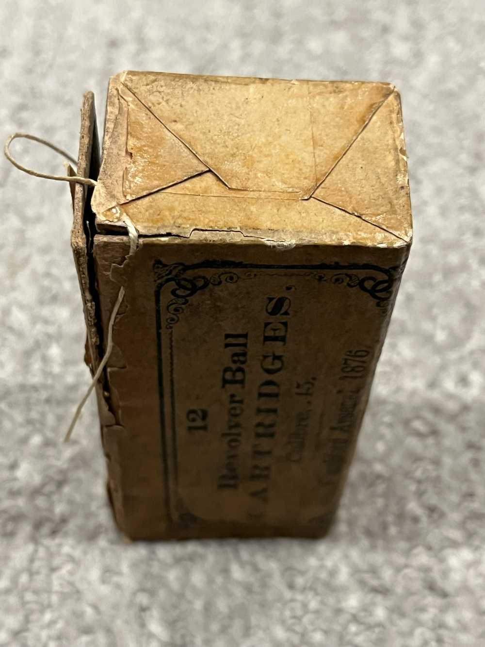 1876 Date RARE BOX Frankford Arsenal 45 REVOLVER CUSTER, Little Bighorn-img-6